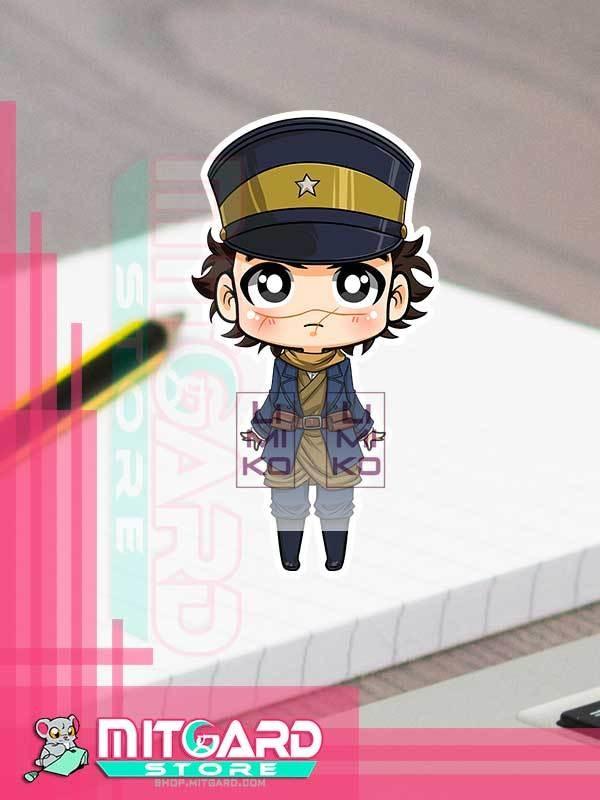 GOLDEN KAMUY Saichi Sugimoto Sticker vinil adhesive anime by Limiko’s Art - 1